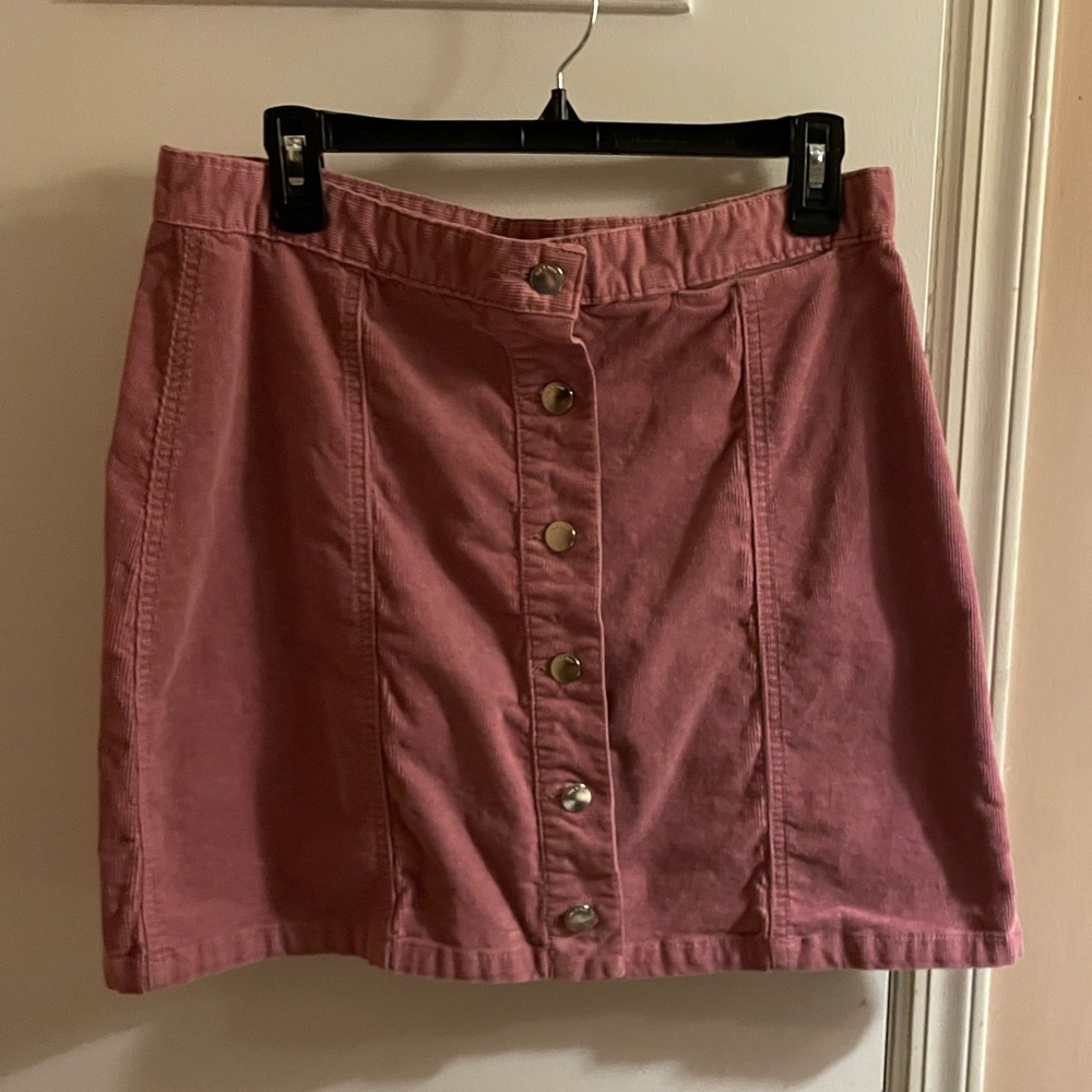 RAG & BONE - Pink Corduroy Skirt - Size 32